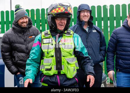 Dornan Rás Mumhan (Munster-Rennen) Radrennen im Portmagee County Kerry, Irland. Ostern 2025. Stockfoto