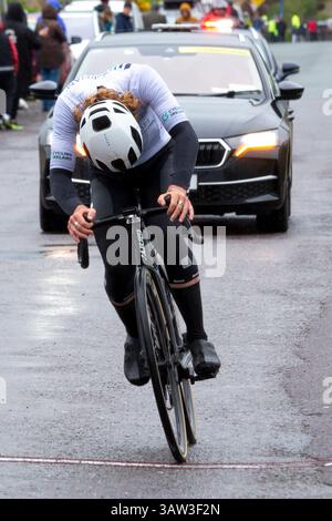Dornan Rás Mumhan (Munster-Rennen) Radrennen im Portmagee County Kerry, Irland. Ostern 2025. Stockfoto
