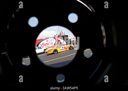 26. Mai 2016 – Concord, NC, USA – Concord, NC – 26. Mai 2016: Kyle Larson (42) trainiert 300 auf dem Charlotte Motor Speedway in Concord, NC. (Kreditbild: © ASP/CSM via ZUMA Wire) Stockfoto