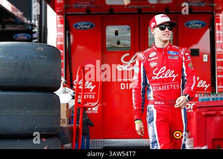 26. Mai 2016 – Concord, NC, USA – Concord, NC – 26. Mai 2016: Ryan Reed (16) trainiert für den Hisense 300 auf dem Charlotte Motor Speedway in Concord, NC. (Kreditbild: © ASP/CSM via ZUMA Wire) Stockfoto
