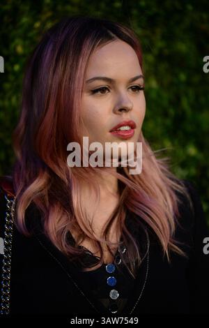 18. April 2016 – New York, NY, USA – 18. April 2016 New York City. Atlanta de Cadenet Taylor nimmt am 11. Jährlichen Chanel Tribeca Film Festival Artists Dinner am 18. April 2016 in New York City Teil. (Kreditbild: © Callahan/Ace Pictures via ZUMA Press) Stockfoto