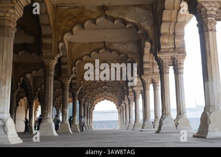 Das Fort Agra tagsüber Stockfoto