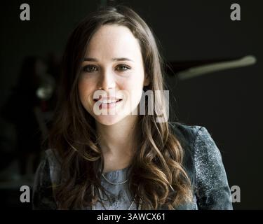 29. September 2009 – Hollywood, Kalifornien, USA – Schauspielerin Ellen Page des Films „Whip it“ am 29. September 2009 in Los Angeles, KALIFORNIEN (Foto: © Armando Gallo/ZUMA Studio) Stockfoto