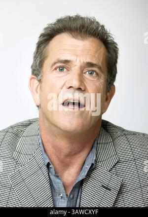 14. Januar 2010 – Hollywood, Kalifornien, USA – Schauspieler Mel Gibson des Films „Edge of Darkness“ in Los Angeles, KALIFORNIEN am 14. Januar 2010 (Foto: © Armando Gallo/ZUMA Studio) Stockfoto