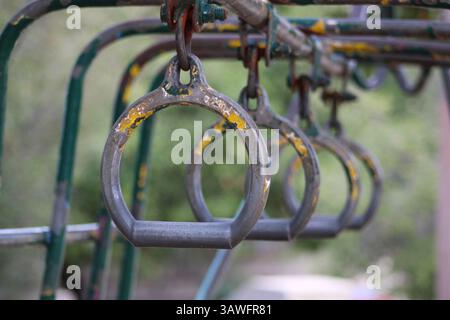 Spielplatz-Affenbars im Park Stockfoto