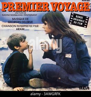 Georges Delerue - Premier Voyage - Plattencover aus Vintage-Vinyl Stockfoto