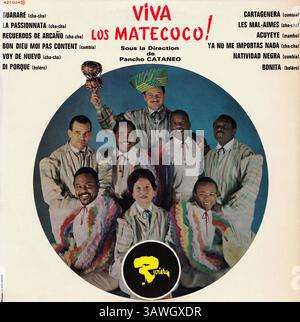 Los Matecoco - Viva Los Matecoco! - Vintage-Vinyl-Plattencover Stockfoto