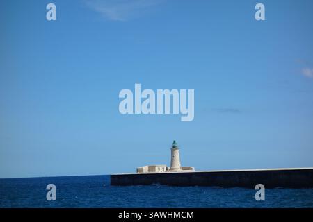St. Elmo Lighthouse, Valletta, Malta Stockfoto
