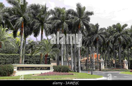 12. Juli 2016 - Palm Beach, Florida, USA - The Trump International Golf Club in West Palm Beach. (Bild: © Scott Keeler/Tampa Bay Times via ZUMA Wire) Stockfoto