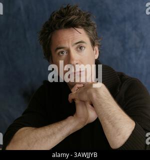 Februar 2007 – Hollywood, Kalifornien, USA – Robert Downey Jr. wirbt für „Zodiac“ in Hollywood, CA. 12. Februar 2007 (Foto: © Armando Gallo/ZUMA Studio) Stockfoto