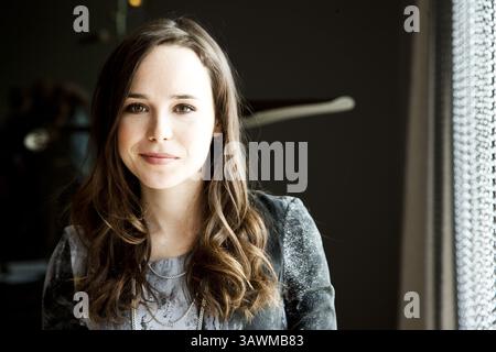 29. September 2009 – Hollywood, Kalifornien, USA – Schauspielerin Ellen Page des Films „Whip it“ am 29. September 2009 in Los Angeles, KALIFORNIEN (Foto: © Armando Gallo/ZUMA Studio) Stockfoto