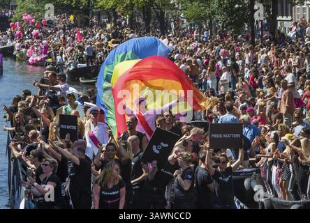 August 2016 – Amsterdam, Niederlande – Gaypride 2016 in Amsterdam (Foto: © Ton Koene via ZUMA Wire) Stockfoto