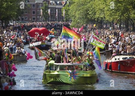 August 2016 – Amsterdam, Niederlande – Gaypride 2016 in Amsterdam (Foto: © Ton Koene via ZUMA Wire) Stockfoto