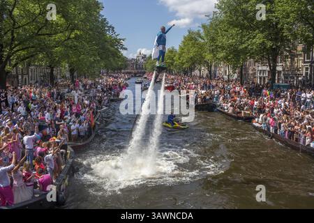 August 2016 – Amsterdam, Niederlande – Gaypride 2016 in Amsterdam (Foto: © Ton Koene via ZUMA Wire) Stockfoto