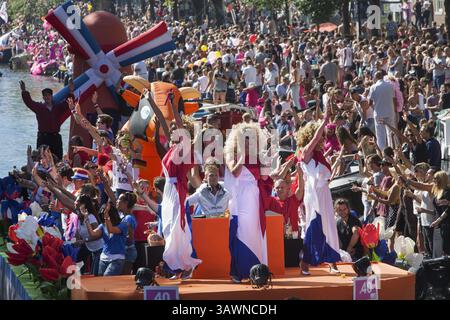 August 2016 – Amsterdam, Niederlande – Gaypride 2016 in Amsterdam (Foto: © Ton Koene via ZUMA Wire) Stockfoto