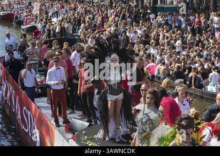 August 2016 – Amsterdam, Niederlande – Gaypride 2016 in Amsterdam (Foto: © Ton Koene via ZUMA Wire) Stockfoto