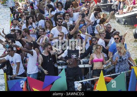 August 2016 – Amsterdam, Niederlande – Gaypride 2016 in Amsterdam (Foto: © Ton Koene via ZUMA Wire) Stockfoto