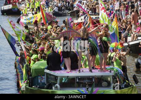 August 2016 – Amsterdam, Niederlande – Gaypride 2016 in Amsterdam (Foto: © Ton Koene via ZUMA Wire) Stockfoto
