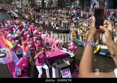 August 2016 – Amsterdam, Niederlande – Gaypride 2016 in Amsterdam (Foto: © Ton Koene via ZUMA Wire) Stockfoto