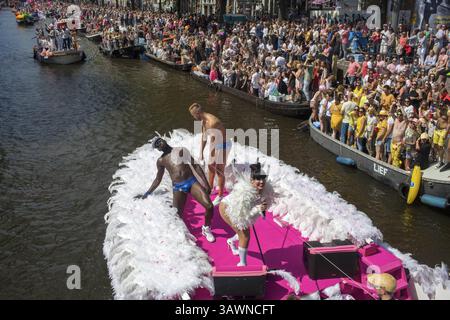 August 2016 – Amsterdam, Niederlande – Gaypride 2016 in Amsterdam (Foto: © Ton Koene via ZUMA Wire) Stockfoto