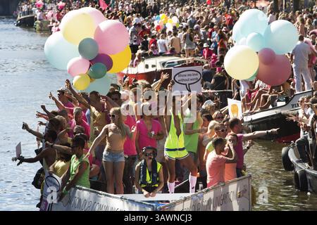 August 2016 – Amsterdam, Niederlande – Gaypride 2016 in Amsterdam (Foto: © Ton Koene via ZUMA Wire) Stockfoto