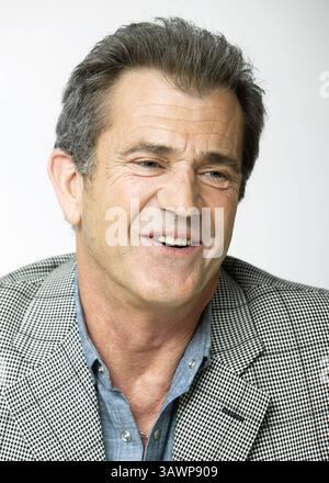 14. Januar 2010 – Hollywood, Kalifornien, USA – Schauspieler Mel Gibson des Films „Edge of Darkness“ in Los Angeles, KALIFORNIEN am 14. Januar 2010 (Foto: © Armando Gallo/ZUMA Studio) Stockfoto