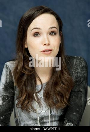 29. September 2009 – Hollywood, Kalifornien, USA – Schauspielerin Ellen Page des Films „Whip it“ am 29. September 2009 in Los Angeles, KALIFORNIEN (Foto: © Armando Gallo/ZUMA Studio) Stockfoto