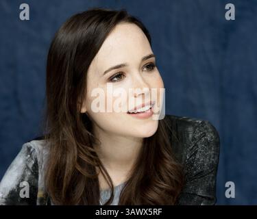 29. September 2009 – Hollywood, Kalifornien, USA – Schauspielerin Ellen Page des Films „Whip it“ am 29. September 2009 in Los Angeles, KALIFORNIEN (Foto: © Armando Gallo/ZUMA Studio) Stockfoto