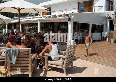 September 2015 - Formentera, Spanien - Gecko Luxury Boutique Hotel, Migjorn Beach, Formentera Island, Balearen Inseln, Spanien, Europa. (Bild: © Sergi Reboredo/ZUMA Wire/ZUMAPRESS.com) Stockfoto