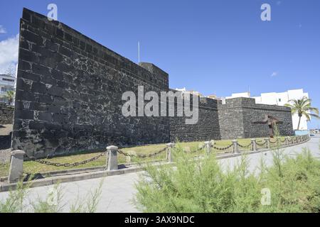 Real Castillo de Santa Catalina Festung, Santa Cruz de La Palma, La Palma, Spanien, Europa Stockfoto