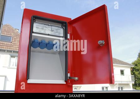 E-Bike Tankstelle Stockfoto