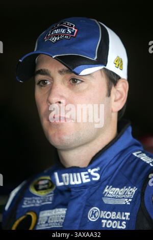 Jimmie Johnson beim Auto Club 500 auf dem California Speedway in Fontana, CA. Am 22. Februar 2008.John Pyle/CSM (Foto: © Cal Sport Media/ZUMA Press) Stockfoto