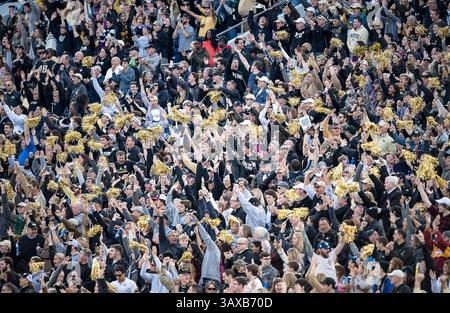 Dezember 2016: Annapolis, Maryland, USA S - Wake Forest Fans feuern ihr Team beim Military Bowl 2016 an. (Bild: © Tom Rothenberg via ZUMA Wire) Stockfoto
