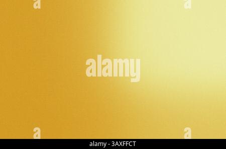 Premium Gold Hintergrund mit Farbverlauf. Abstrakter luxuriöser goldener Hintergrund mit körniger Textur. Goldener abstrakter Hintergrund mit Kornverlauf. Stockfoto