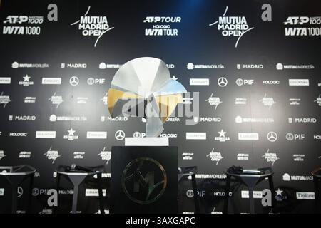Madrid, Spanien. April 2025. Während der Präsentation der Mutua Madrid Open 2025 in Madrid, Montag, 21. April 2025 Credit: CORDON PRESS/Alamy Live News Stockfoto