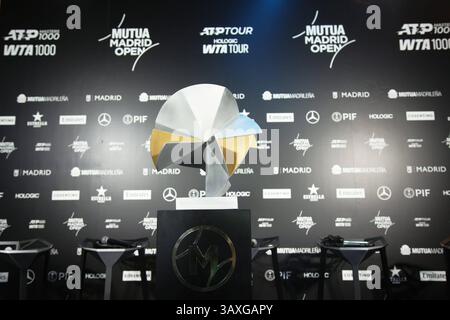 Madrid, Spanien. April 2025. Während der Präsentation der Mutua Madrid Open 2025 in Madrid, Montag, 21. April 2025 Credit: CORDON PRESS/Alamy Live News Stockfoto