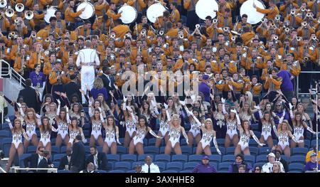 31. Dezember 2016: Orlando, FL, USA - die LSU-Band spielt am Samstag, den 31. Dezember 2016 im Camping World Stadium in Orlando, Florida, im Buffalo Wild Wings Citrus Bowl gegen Louisville. (Bild: © Stephen M. Dowell/TNS via ZUMA Wire) Stockfoto