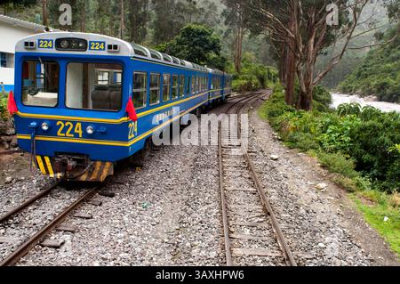 Oktober 2016 - Peru - Inka Trail. Peru Peerurail Low Cost Zug von Cuzco nach Machu Picchu, Peru (Foto: © Sergi Reboredo via ZUMA Wire) Stockfoto