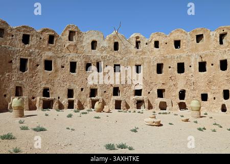 Acient Festungslager von Qasr al Haj in Libyen Stockfoto