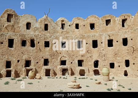 Acient Festungslager von Qasr al Haj in Libyen Stockfoto