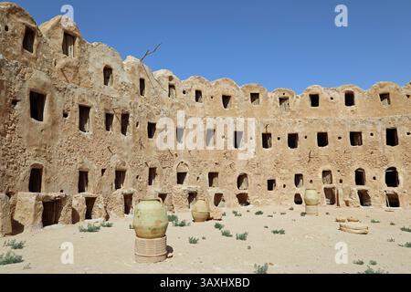 Acient Festungslager von Qasr al Haj in Libyen Stockfoto
