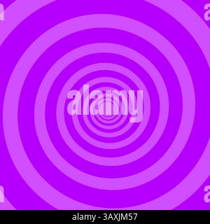 Comic abstrakter lila Hintergrund mit verdrehten Radialstrahlen und Halbtonhumoreffekten Stock Vektor