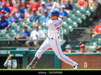 31. August 2016: Texas Rangers Outfielder Carlos Beltran #36 während eines MLB-Spiels zwischen den Seattle Mariners und den Texas Rangers im Globe Life Park in Arlington, Texas, besiegte Seattle14-1, Albert Pena/CSM(Credit Image: &Copy; Albert Pena/Cal Sport Media via ZUMA Wire) Stockfoto