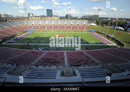 23. September 2016: Dallas, TX, USA - Southern Methodist spielt am Freitag, 23. September 2016 im Gerald J. Ford Stadium in Dallas die Gastgeberin von Texas Christian. (Kreditbild: © Max Faulkner/TNS via ZUMA Wire) Stockfoto