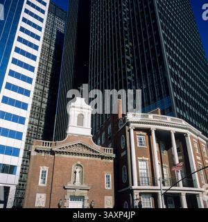 New York, Jahrgang 1990, Church of Our Lady of the Rosenkranz 19. Jahrhundert, James Watson House 18., Lower Manhattan, New York City, NYC, NY, USA, USA, Stockfoto