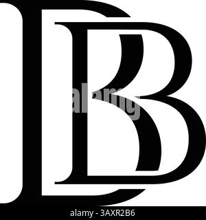 BB-Bekleidungslogo Stock Vektor
