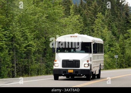 Juni 30, 2016 - Juneau, Alaska, USA - Shuttlebus zum Mendenhall-Gletscher Juneau Alaska (Bild: © Sergi Reboredo/ZUMA Wire/ZUMAPRESS.com) Stockfoto