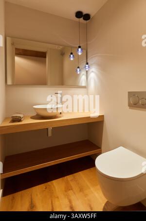 Badezimmer, Inneneinrichtung, Haus, Baskenland, Spanien Stockfoto