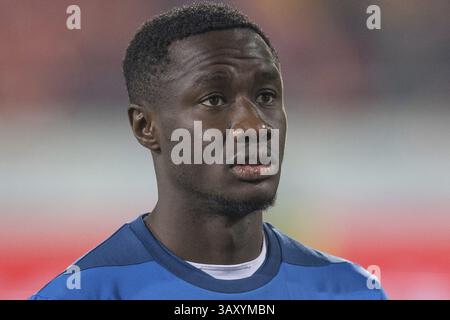 Deutschland: Fußball 1. Bundesliga, Spieltag 8 - 1. FC Heidenheim-TSG Hoffenheim, Voith-Arena, Heidenheim, Diadie SAMASSEKOU TSG Hoffenheim Stockfoto