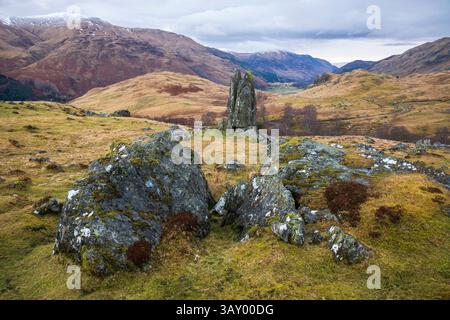 Die betenden Hände, Glen Lyon, Perth und Kinross, Schottland Stockfoto